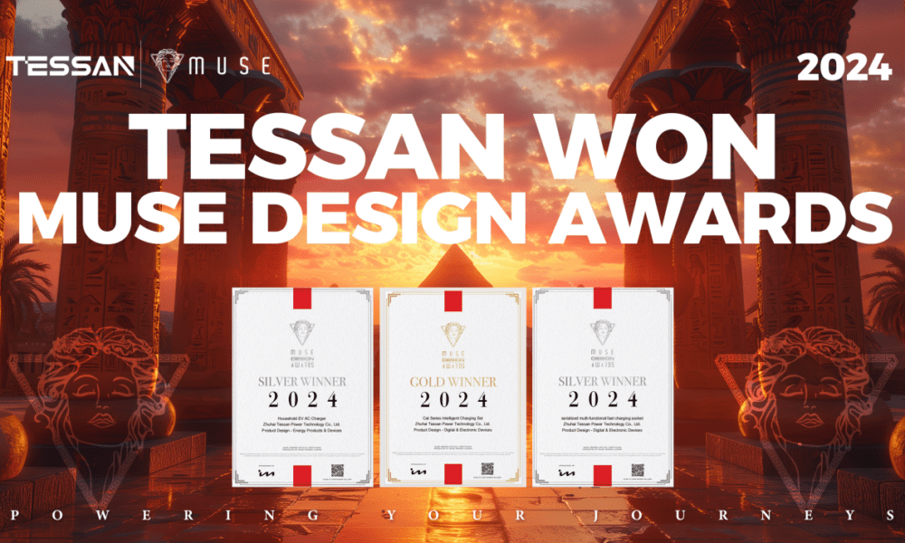 tessan's-design-excellence-celebrated-at-muse-design-awards-2024:-gold-and-silver-victories-herald-a-new-era-in-charging-solutions